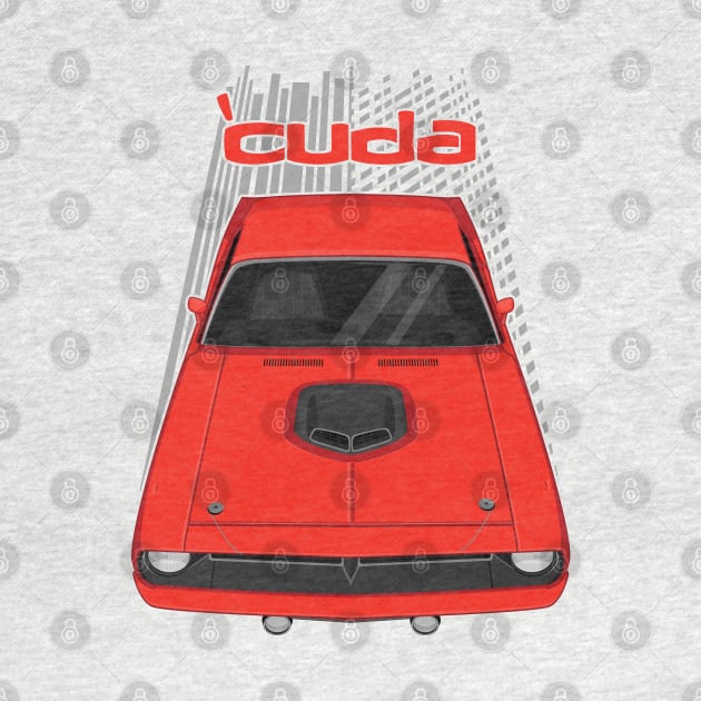 Plymouth Barracuda - Hemi Cuda - 1970 - Red by V8social